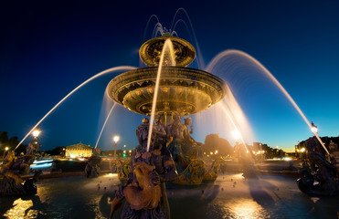 Illuminated Fountain de Mers