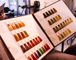 hair dyeing,color selection