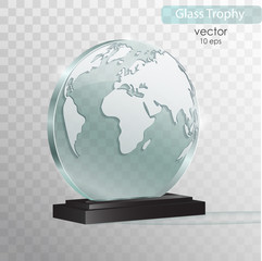 Glass Trophy Award.