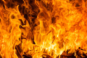 Blaze fire flame background and textured