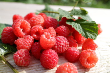 fresh raspberries