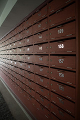 Locker post box or mail box