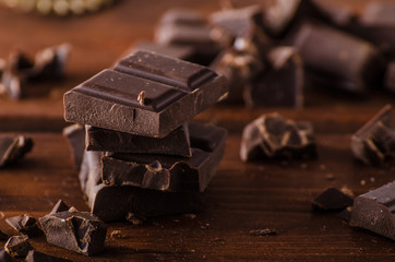 Dark chocolate product