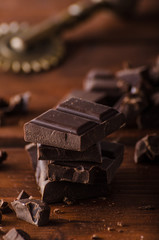 Dark chocolate product