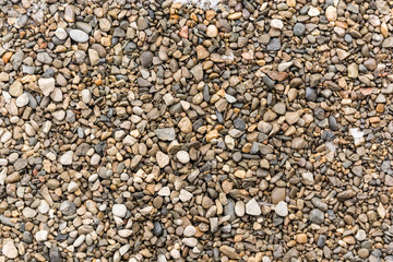 Gravel, pebbles and dirt texture