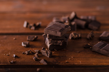 Dark chocolate product