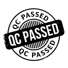 Qc Passed rubber stamp. Grunge design with dust scratches. Effects can be easily removed for a clean, crisp look. Color is easily changed.