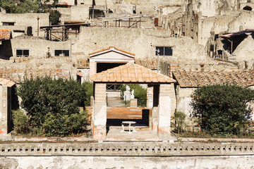 Fototapeta na wymiar View of Herculaneum