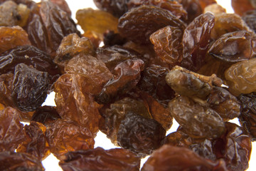 raisins isolated on white background