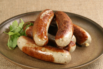 cooked bratwurst