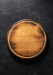 pizza cutting board at black