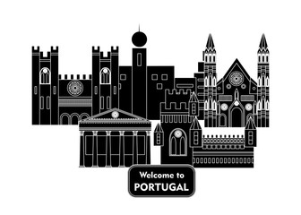 Obraz premium welcome to portugal