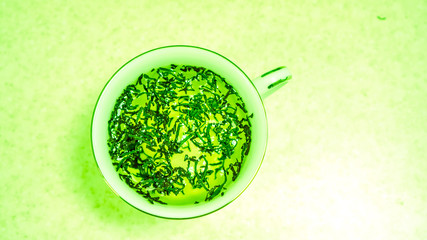 reparation of tea to the tea ceremony for successful business