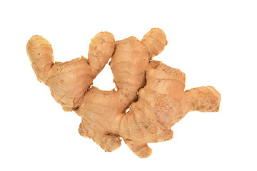 Ginger Root Isolated On White Background