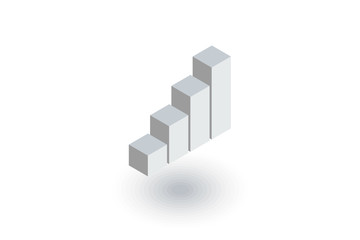 Fototapeta premium mobile network signal isometric flat icon. 3d vector colorful illustration. Pictogram isolated on white background