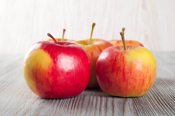 Ripe red apples