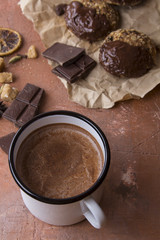 Cocoa chocolate cookies kitchen sweets
