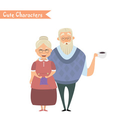 Lovely elderly couple