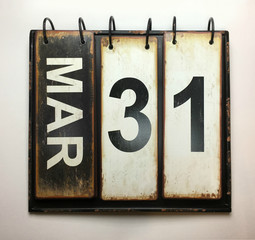 March 31 calendar 