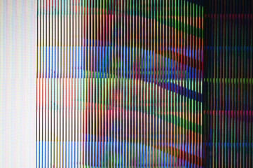 Digitale Stoerung / Abstrakter Hintergrund einer digitalen Stoerung.