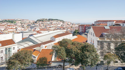 Fototapeta na wymiar Stadtansicht von Lissabon, Portugal