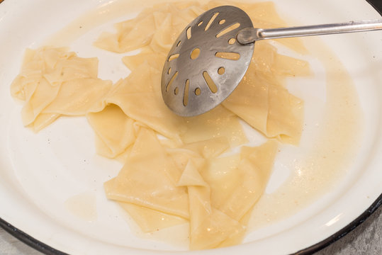 National Kazakh dish - Beshbarmak