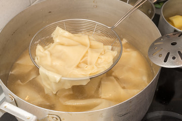 National Kazakh dish - Beshbarmak