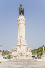 Fototapeta na wymiar Denkmal Marques de Pombal in Lissabon, Portugal