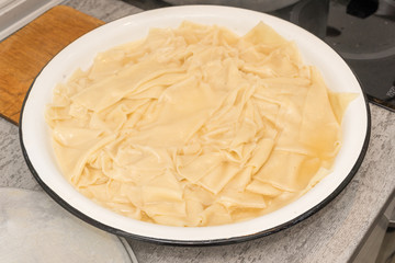 National Kazakh dish - Beshbarmak