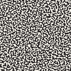 Noise Grunge Abstract Texture. Vector Seamless Black And White Pattern.