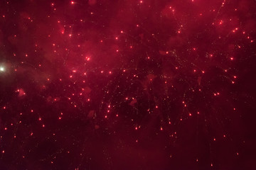 Bokeh of the color night light, blurred background