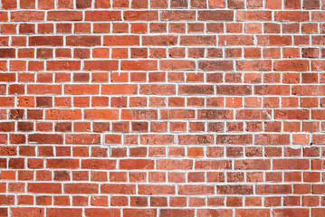 Fototapeta na wymiar red brick wall pattern background