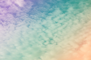 Fototapeta na wymiar Colorful sky and clouds.