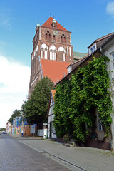 Fototapeta na wymiar Sankt Marien - Dicke Marie - in Greifswald