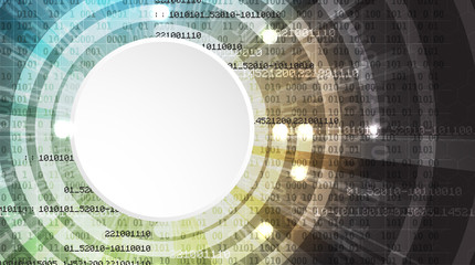 Digital technology world. Business virtual concept. Vector background