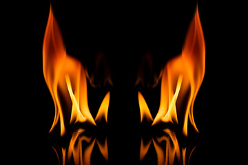 Fototapeta premium Fire flames