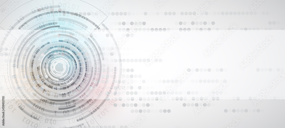 Poster digital technology world. business virtual concept. vector background