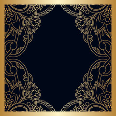 Vector vintage ornamental background.