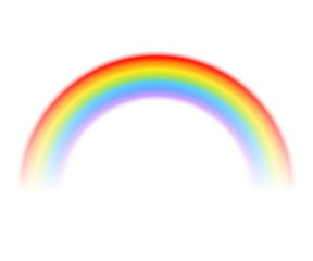 Vector rainbow isolated on a white background.