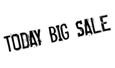Today Big Sale rubber stamp. Grunge design with dust scratches. Effects can be easily removed for a clean, crisp look. Color is easily changed.