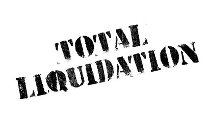 Total Liquidation rubber stamp. Grunge design with dust scratches. Effects can be easily removed for a clean, crisp look. Color is easily changed.