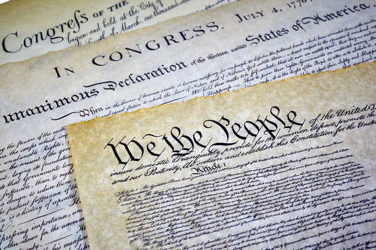 Constitution, Declaration of Independence and Bill of Rights