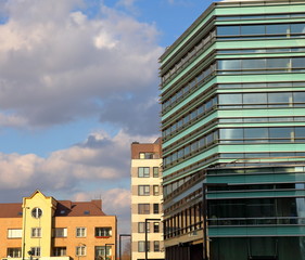 Fototapeta premium Different fragments of buildings