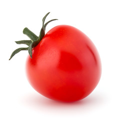 fresh cherry tomato isolated on white background cutout