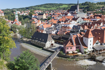 Fototapeta na wymiar Oude stad in Tsjechië.