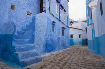 Beautiful blue city of Chefchaouen in Morocco, Africa