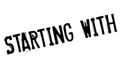 Starting With rubber stamp. Grunge design with dust scratches. Effects can be easily removed for a clean, crisp look. Color is easily changed.