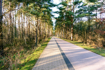 Fußweg Deutschland Polen auf Usedom