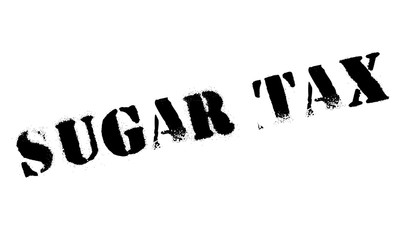 Sugar Tax rubber stamp. Grunge design with dust scratches. Effects can be easily removed for a clean, crisp look. Color is easily changed.
