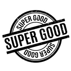 Super Good rubber stamp. Grunge design with dust scratches. Effects can be easily removed for a clean, crisp look. Color is easily changed.